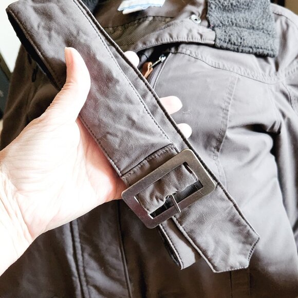 [COLUMBIA] Women's Omni Heat Thermal Hooded Olive Green Winter Insulated Jacket - Picture 13 of 16